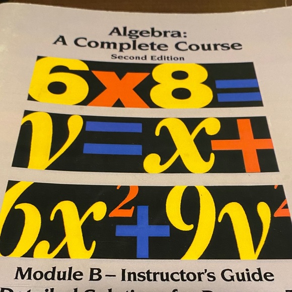 Algebra: A Complete Course Second Edition - Picture 3 of 13